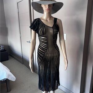 Dior Black and White Dress